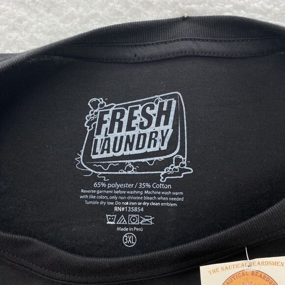 Fresh Laundry T Shirt Mens 3XL Black Skeleton Tokyo Savage Dragon Cherry Blossom - Picture 5 of 7